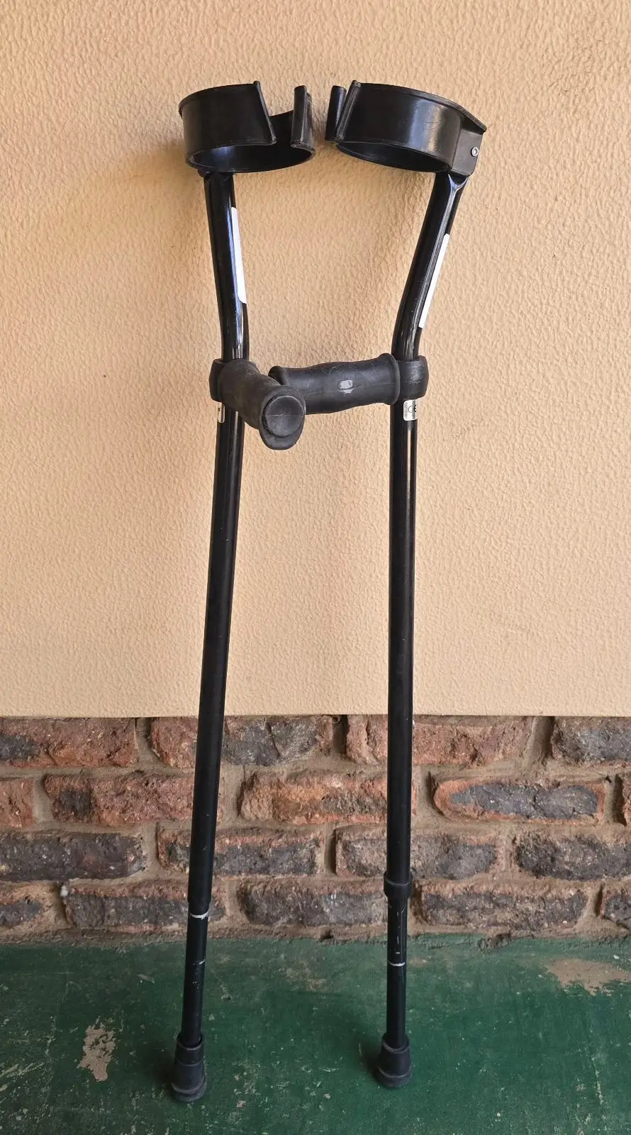 Pair of Black Forearm Crutches