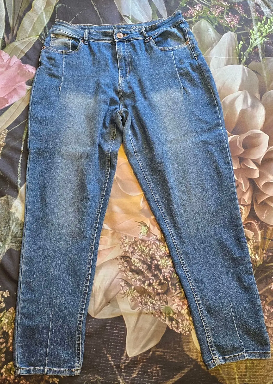 Jet Blue Skinny Jeans Size 38