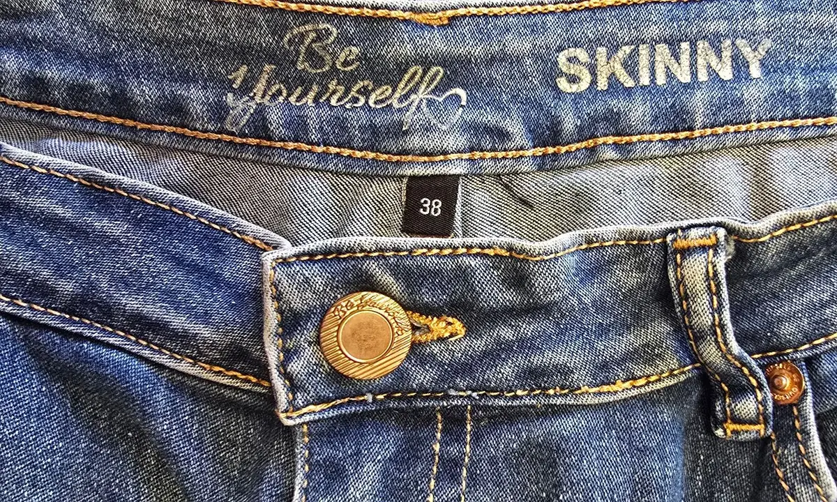 Jet Blue Skinny Jeans Size 38