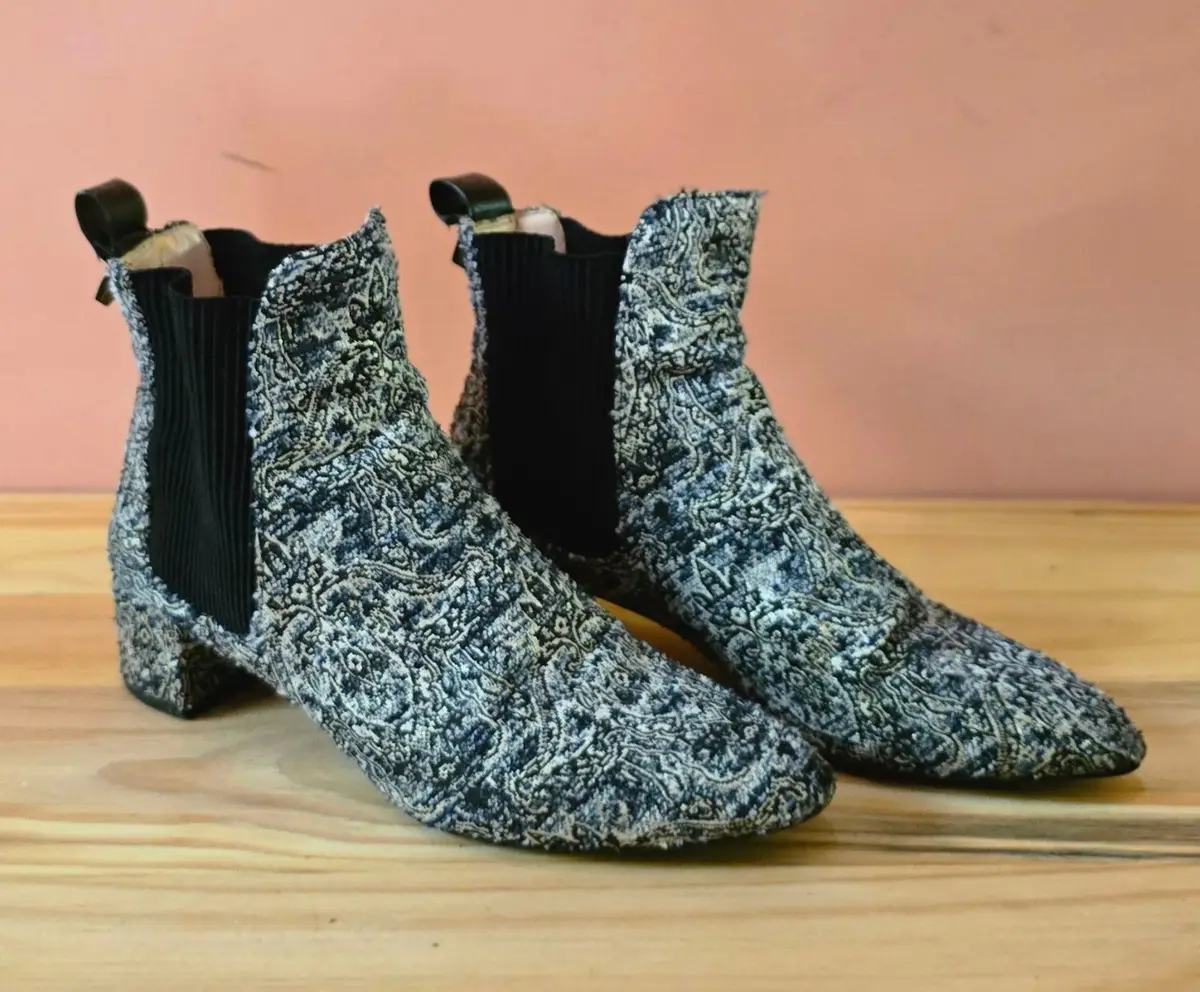 Zara Patterned Chelsea Boots