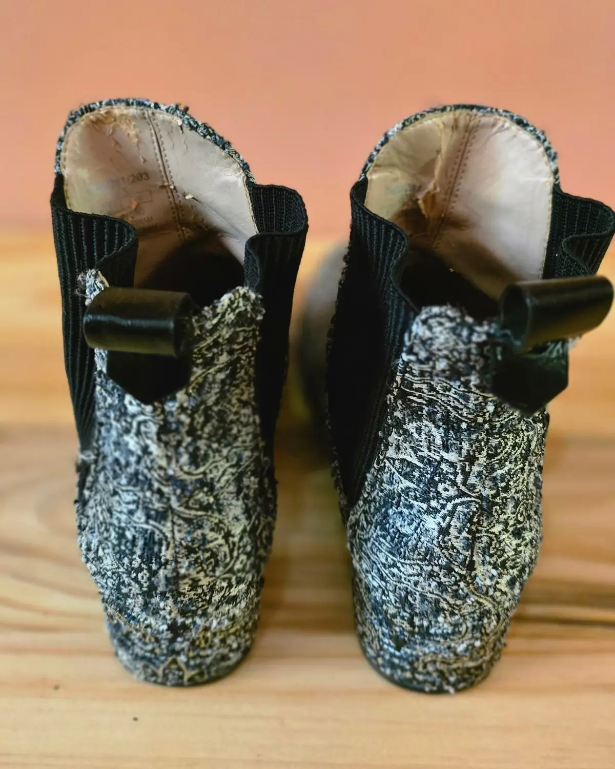 Zara Patterned Chelsea Boots