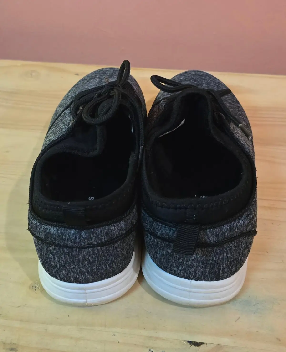 Woolworths Black and Grey Lace-Up Sneakers Size 5