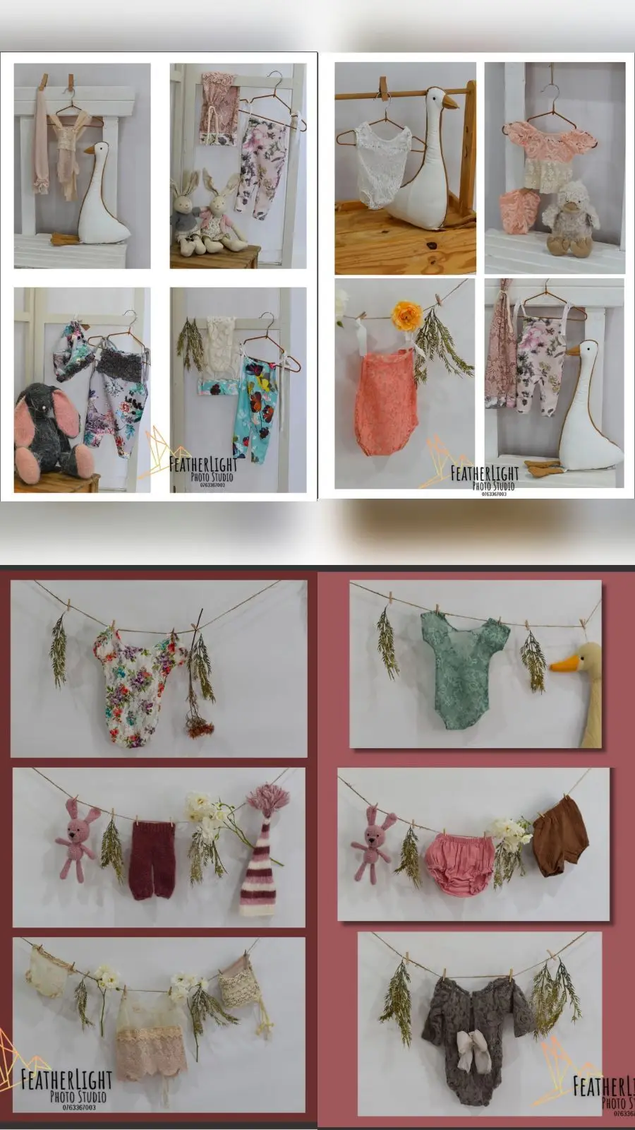 Newborn Photography Prop Outfit Bundle