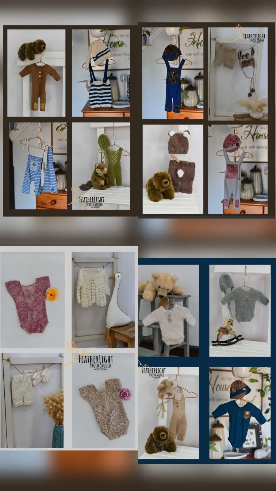 Newborn Photography Prop Outfit Bundle