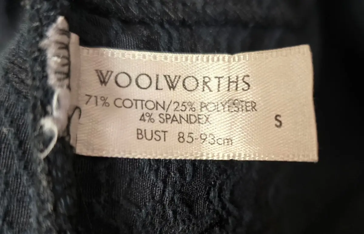 Woolworths Black Patterned Crop Jacket