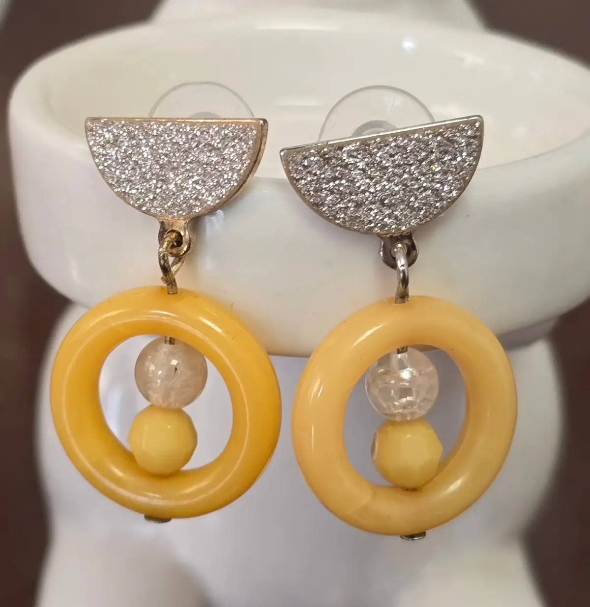 Lovisa Yellow Ring Drop Earrings