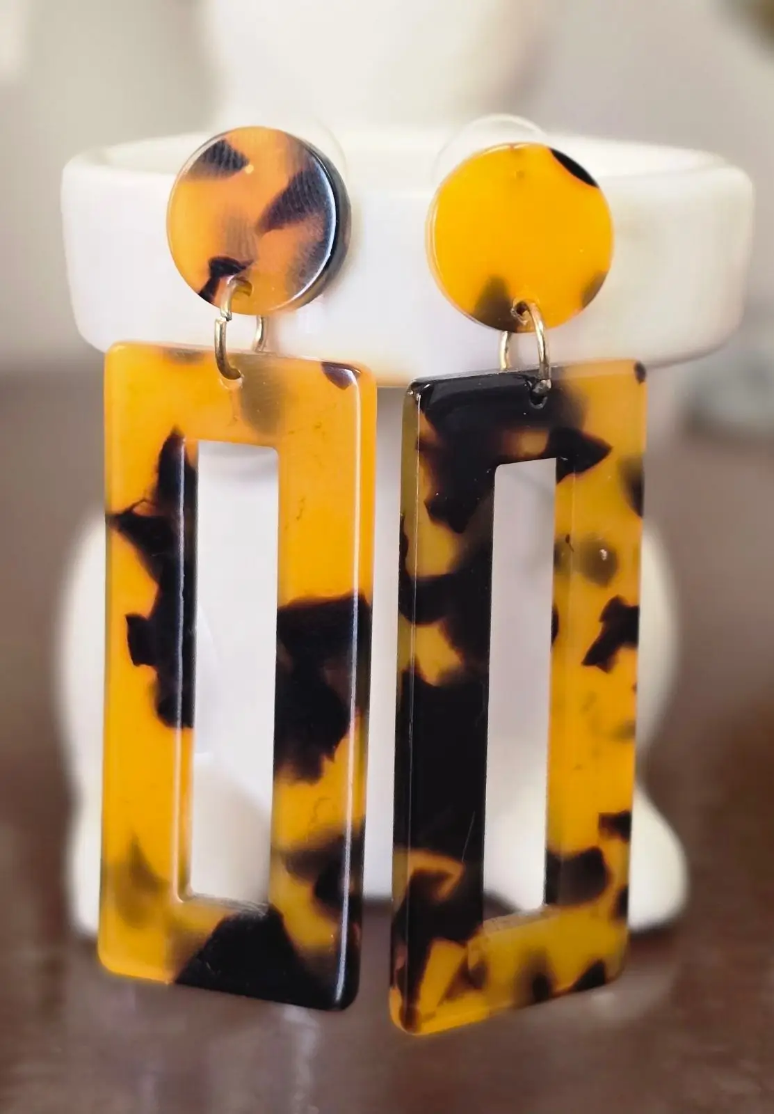 Lovisa Tortoiseshell Drop Earrings