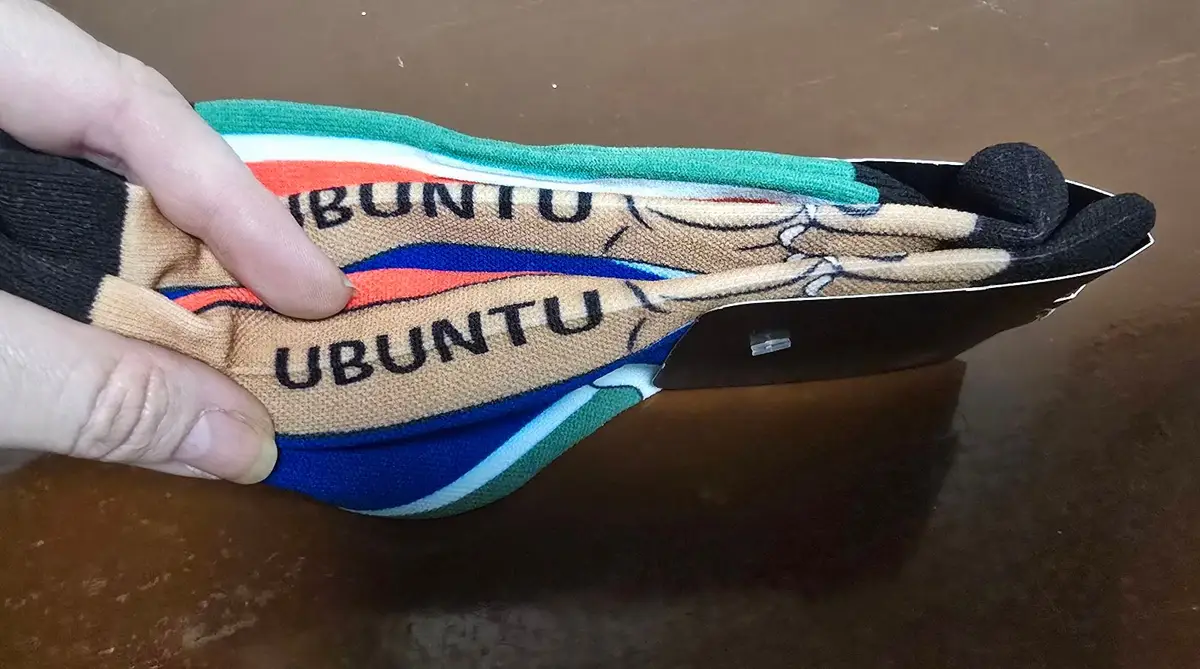 Ubuntu Print Socks Pack