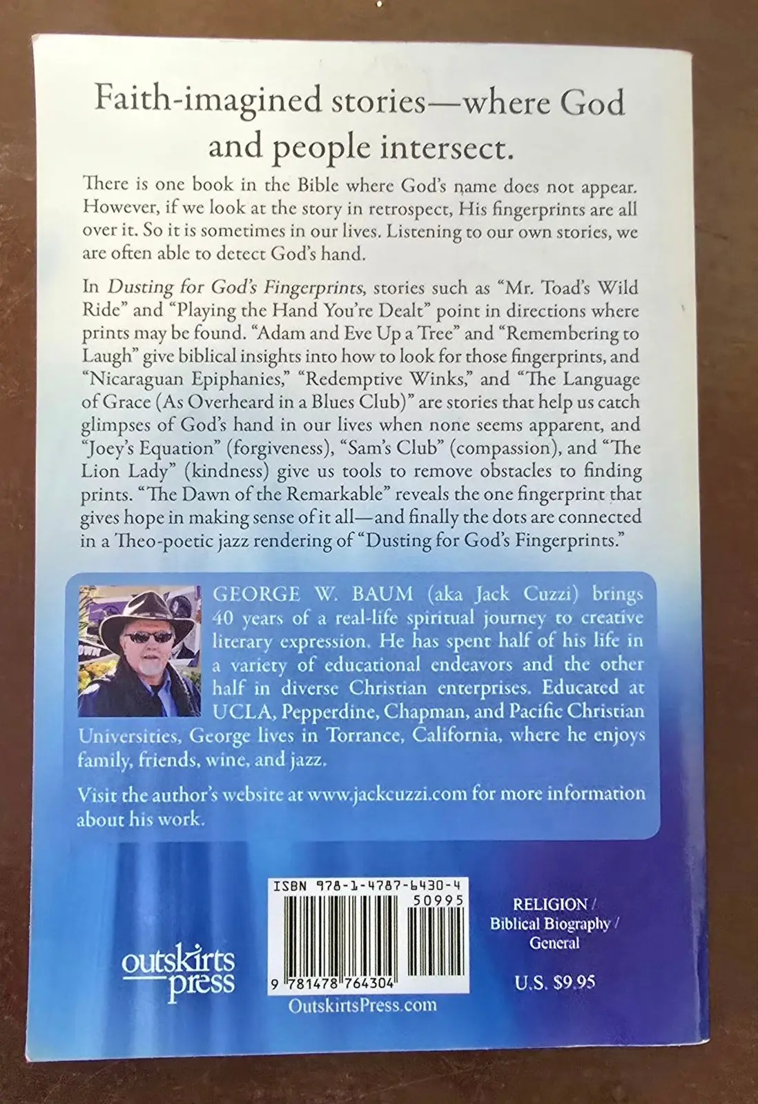 Dusting for God's Fingerprints by George W. Baum