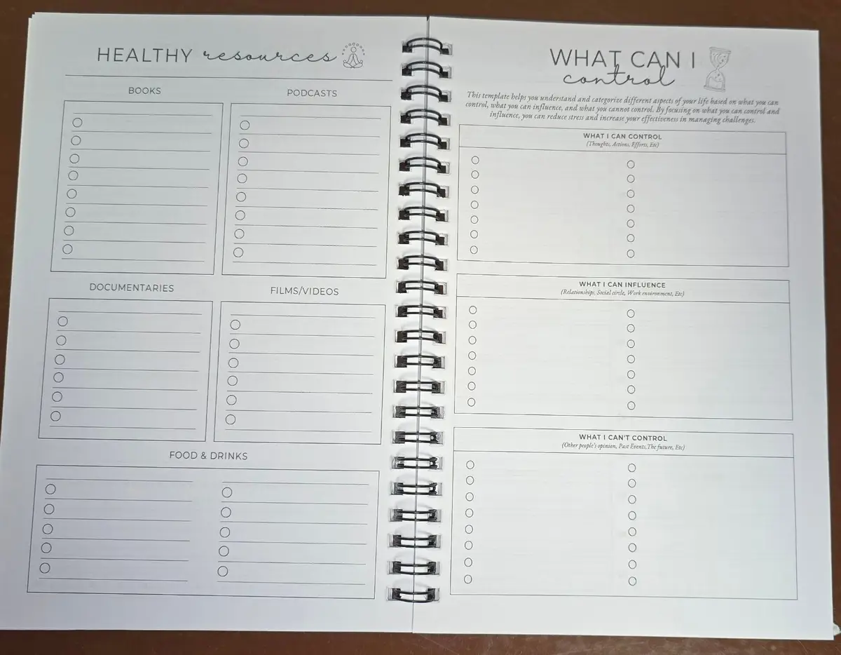 Mental Health Workbook 6 Books in 1