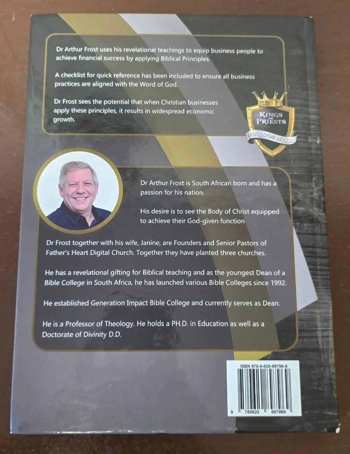 Biblical Principles for Business by Dr Arthur Frost