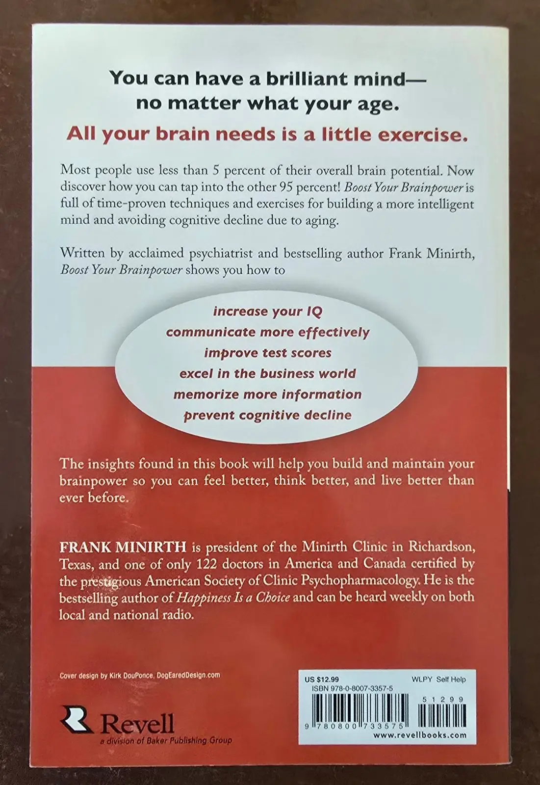 Boost Your Brainpower by Frank Minirth, MD