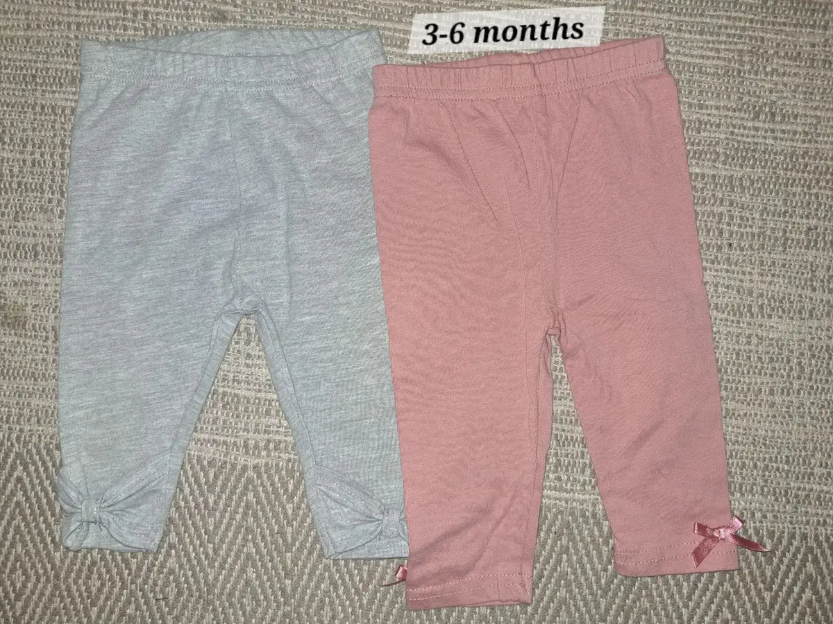 Baby Girls Pants 3-6 Months Set of 2