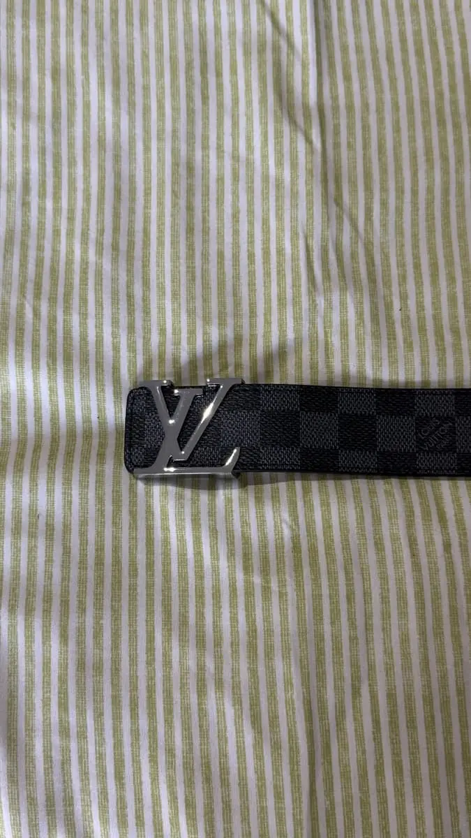 Louis Vuitton Black Leather belt