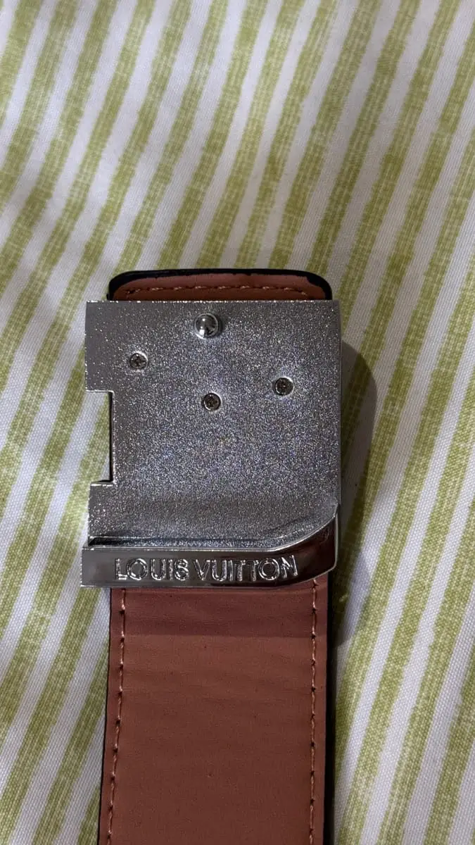 Louis Vuitton Black Leather belt