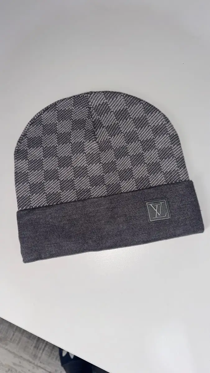 Louis Vuitton Grey Neo Petit Damier Beanie