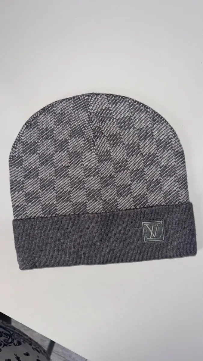 Louis Vuitton Grey Neo Petit Damier Beanie