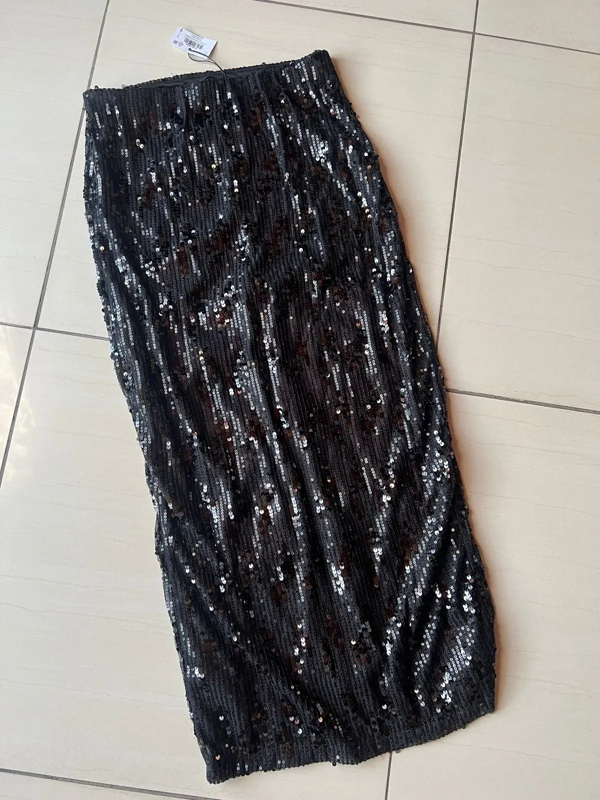 Black Sequin Skirt Size S